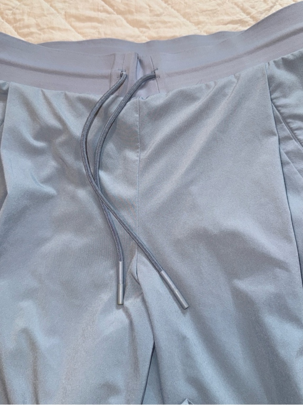 Athleta Go Far Travel Pants Womens 6  Gray Jogger Elastic Waist Zip Pockets - Picture 8 of 9